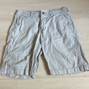 3/$10 American Eagle Light Tan Khaki Sand Cargo Shorts
